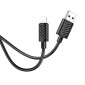 Καλώδιο σύνδεσης Hoco X88 USB σε Lightning 2.4A για Γρήγορη Φόρτιση και Μεταφορά Δεδομένων 1m Μαύρο