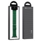 Watchband Hoco WA06 Flexible Military Pattern 42/44/45/49mm για Apple Watch 1/2/3/4/5/6/7/8/SE/Ultra Πράσινο με Κόκκινο Silicon Band