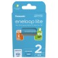 Μπαταρία Επαναφορτιζόμενη Panasonic Eneloop lite BK-3LCCE/2BE 950 mAh size AA Ni-MH 1.2V Τεμ. 2 New Package