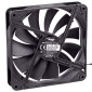 Case Fan Akyga AW-14A-BK 140mm Molex + 3pin Μαύρο