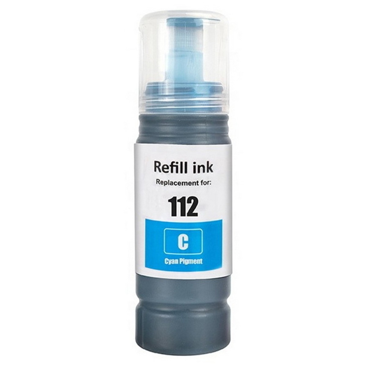 Μελάνι EPSON Συμβατό E112 C C13T06C24A 70ml Σελίδες:6000 Cyan C13T06C14A για L11160, L15150, L15160, L15180, L6460, L6490, L6550, L6570