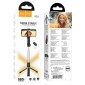 Selfie Stick Hoco K20 Prior για Συσκευές 4.5"-7.0" 70mAh Μήκος 980mm με Τηλεχειριστήριο Μαύρο