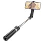 Selfie Stick Hoco K20 Prior για Συσκευές 4.5"-7.0" 70mAh Μήκος 980mm με Τηλεχειριστήριο Μαύρο