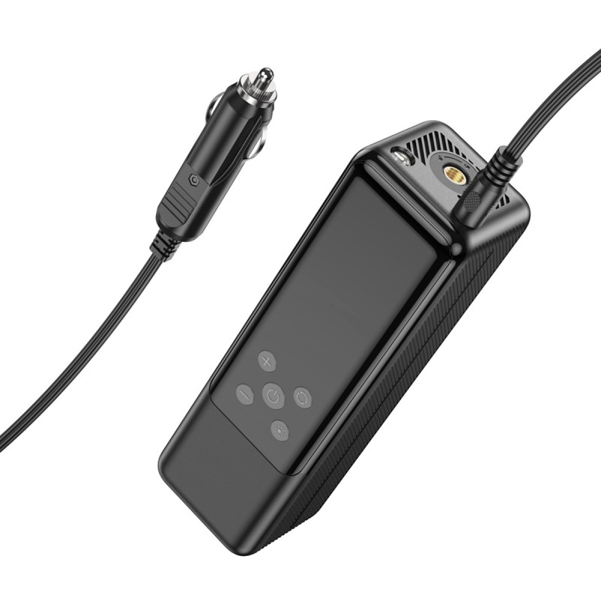 Smart Air Pump Hoco ZP5 May 3.5 bar Πίεση Αέρα με 4 Τρόπους Λειτουργίας Led Ένδειξη και Φακό 3μ Καλώδιο Μαύρο