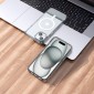 Θήκη Hoco Magnetic Series Airbag Anti-Fall Protective για Apple iPhone 15 Διάφανη