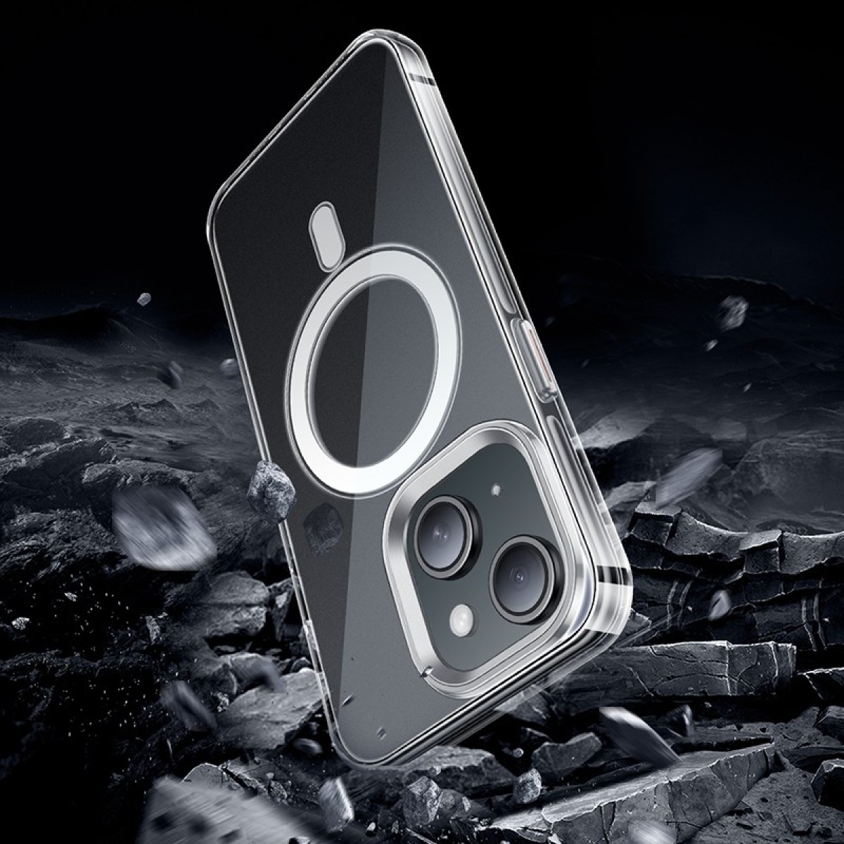 Θήκη Hoco Premium Series Transparent AS3 Magnetic Mag-charge για Apple iPhone 15 Διάφανη