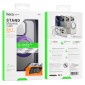 Θήκη Hoco Stand Magnetic Case 2 in 1 Mag-Charge 360° Rotating Ring για Apple iPhone 15 Plus Μωβ