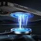 Θήκη Hoco Stand Magnetic Case 2 in 1 Mag-Charge 360° Rotating Ring για Apple iPhone 15 Plus Μωβ