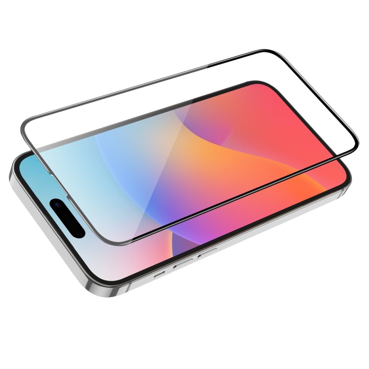 Tempered Glass Hoco Premium Series G16 Full Screen HD 5D Large Arc 0.4mm 9H για Apple iPhone 15 Pro Σετ 10τεμ.