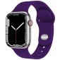 Watchband Noozy 42/44/45/49mm για Apple Watch 1/2/3/4/5/6/7/8/9/se/ultra 1/ultra 2 Μωβ Silicon Band