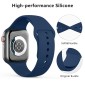 Watchband Noozy 42/44/45/49mm για Apple Watch 1/2/3/4/5/6/7/8/9/se/ultra 1/ultra 2 Σκούρο Μπλε Silicon Band