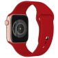 Watchband Noozy 38mm/40mm/41mm για Apple Watch 1/2/3/4/5/6/7/8/9/se/ultra 1/ultra 2 Κόκκινο Silicon Band