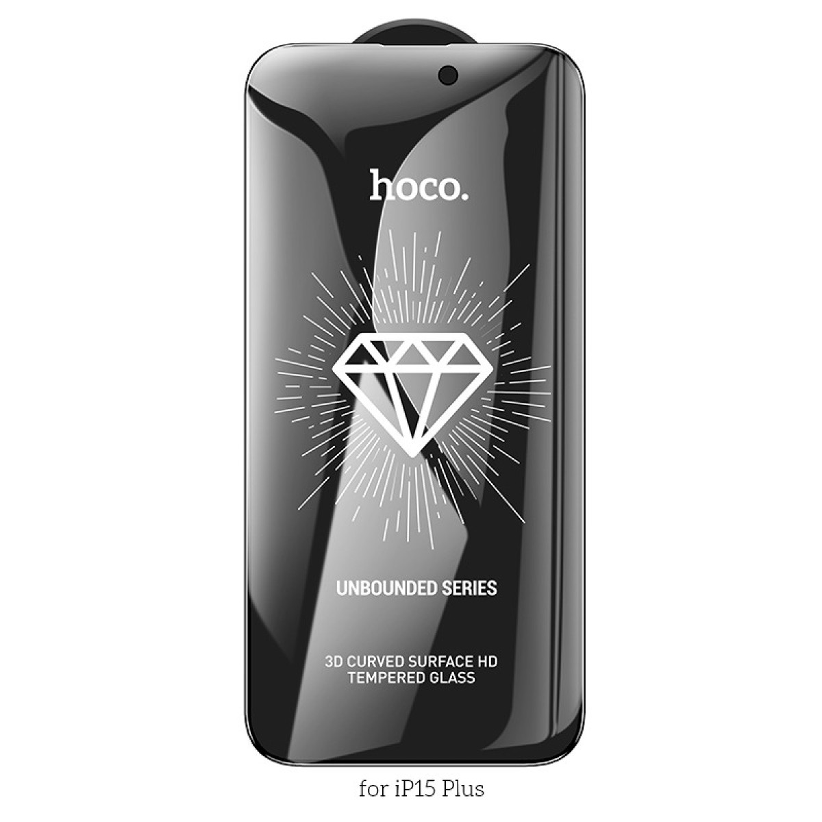 Tempered Glass Hoco Premium Series A37 Plus 120CC Large Arc Edges 28° Privacy Angle Dustproof 0.4mm 3D Anti-Static για Apple iPhone 15 Plus