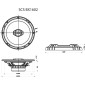 Ηχεία Αυτοκινήτου Sencor SCS BX1602 Διάμετρος 17cm 90W