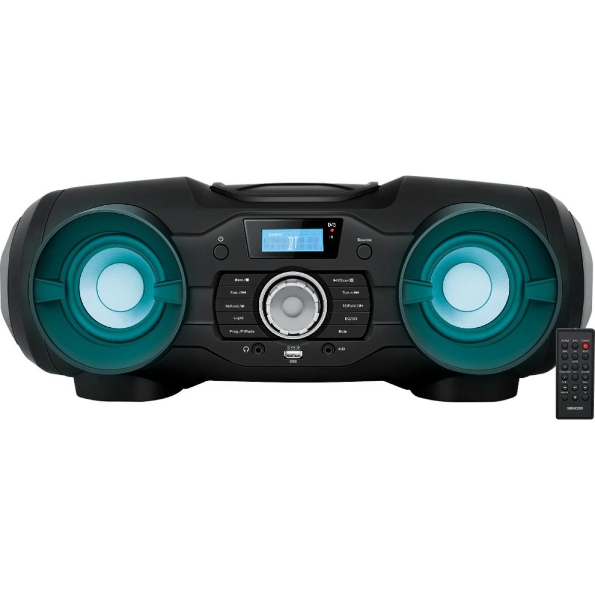 Ασύρματο ΡαδιοCD Sencor SPT 5800 CD/MP3/USB/BT 5.0 25W RMS (2 x 12.5 W) και Λειτουργεία Disco LED