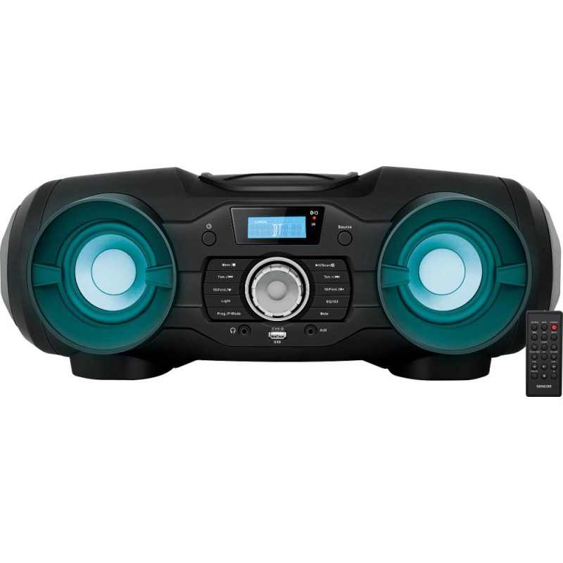 Ασύρματο ΡαδιοCD Sencor SPT 5800 CD/MP3/USB/BT 5.0 25W RMS (2 x 12.5 W) και Λειτουργεία Disco LED