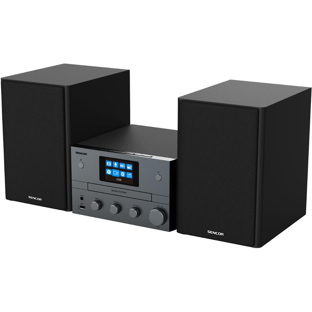 Ηχοσύστημα Sencor SMC 5700WDB με Bluetooth, CD, WiFi, DAB FM, 100W (2× 50W), 2 Ηχεία
