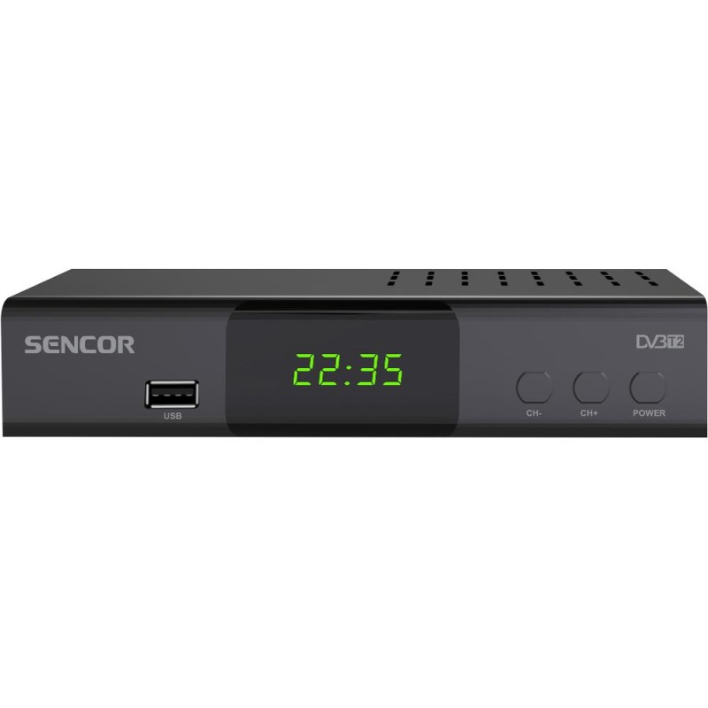 Δέκτης DVB-T2 Sencor SDB 5007T με Υποστήριξη HEVC/H.265, HDMI και USB