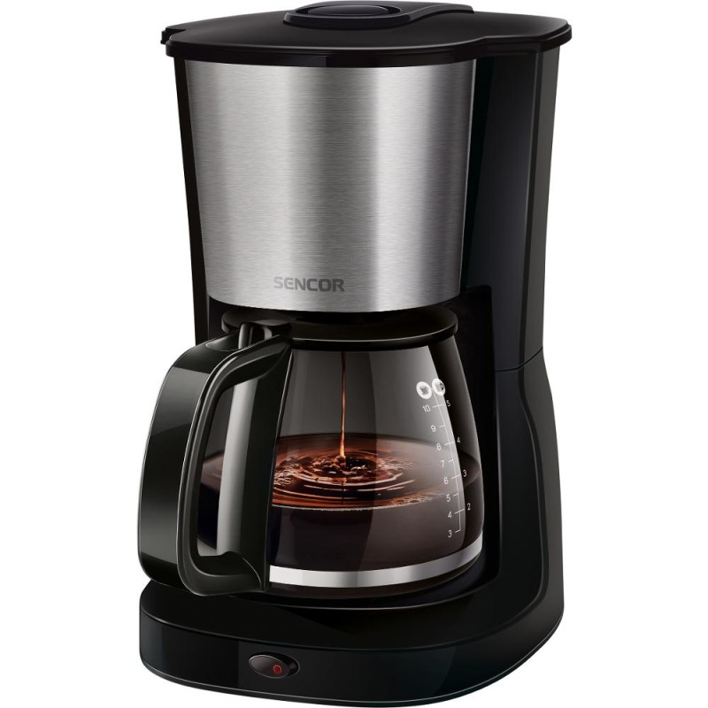 Καφετιέρα Φίλτρου Sencor SCE 3050SS 1.25L 1000W Μαύρη