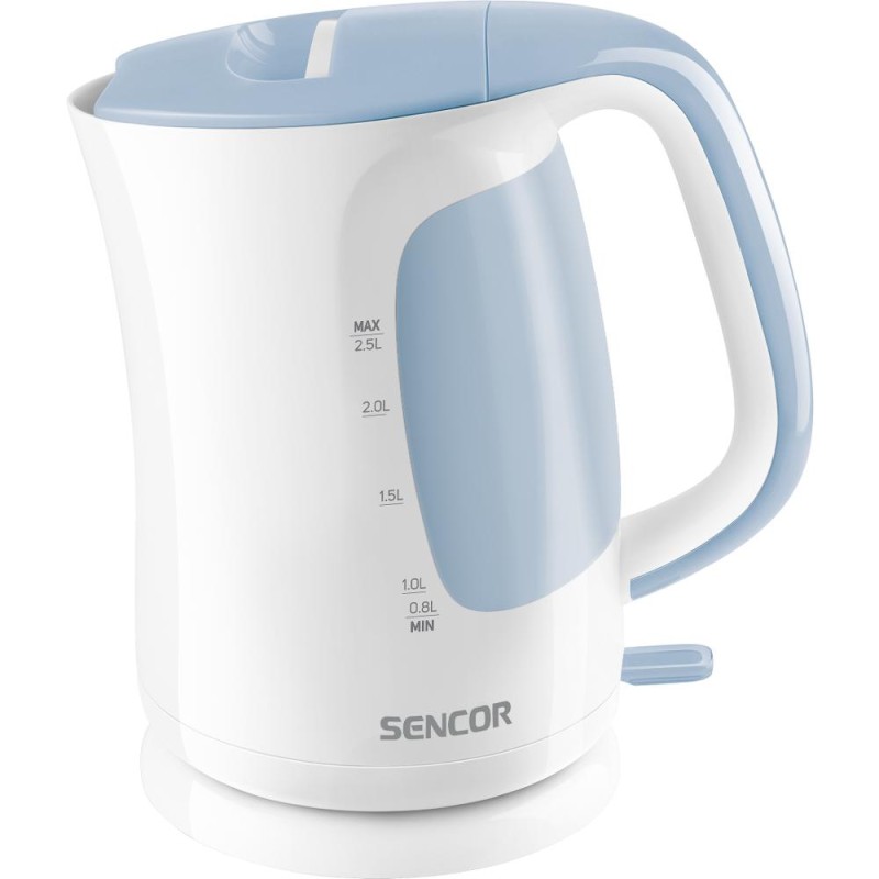 Βραστήρας με Διπλή Ένδειξη Στάθμης 2,5lt 2200W Sencor SWK 2510WH Λευκό