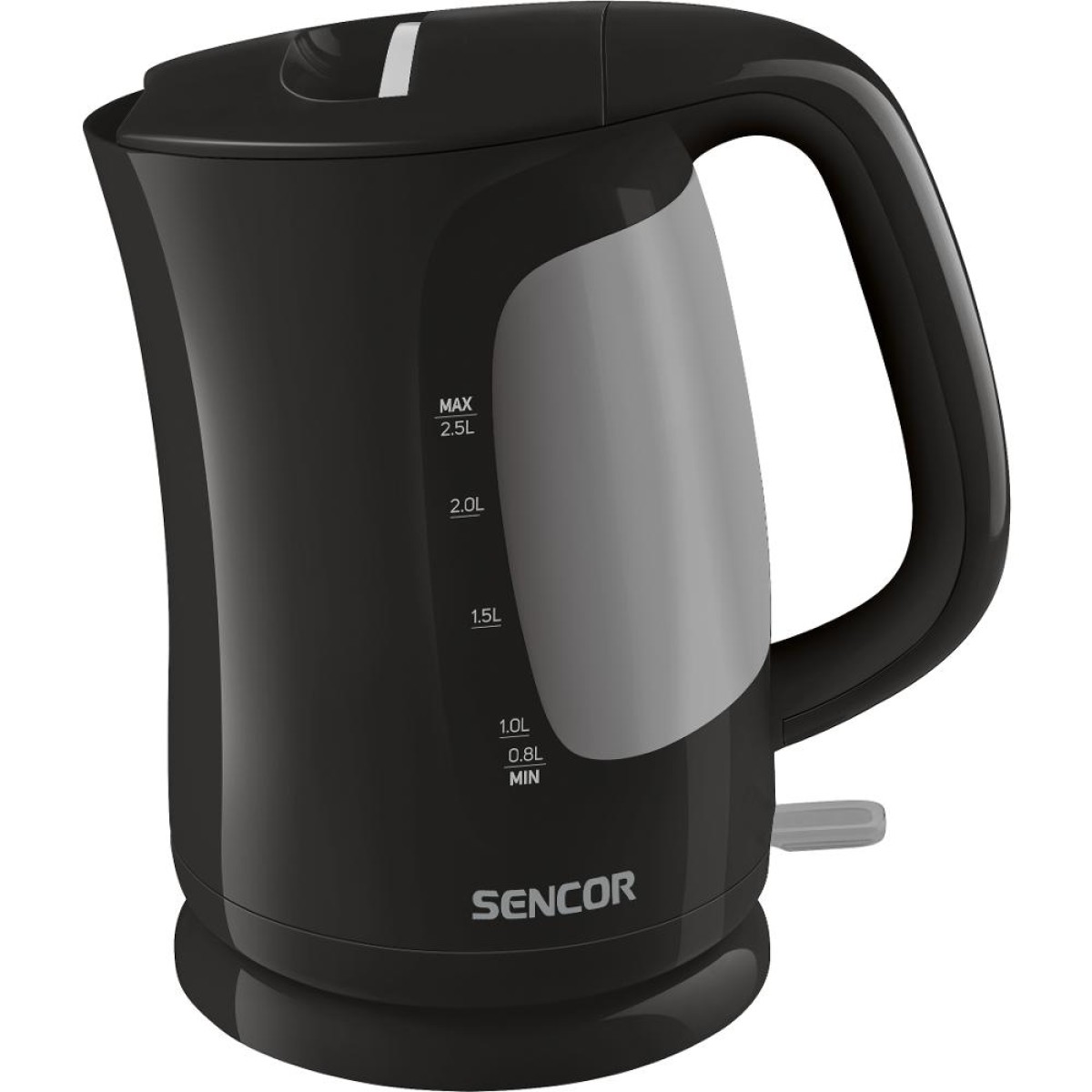 Βραστήρας με Διπλή Ένδειξη Στάθμης 2,5lt 2200W Sencor SWK 2511BK Μαύρο