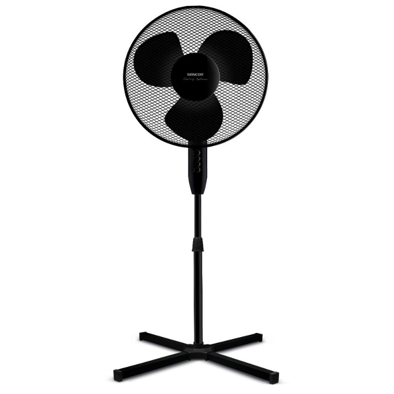 Ανεμιστήρας Δαπέδου Sencor SFN 4031BK 40W 3 Ταχυτήτων Διαμέτρου 40cm Μαύρος

