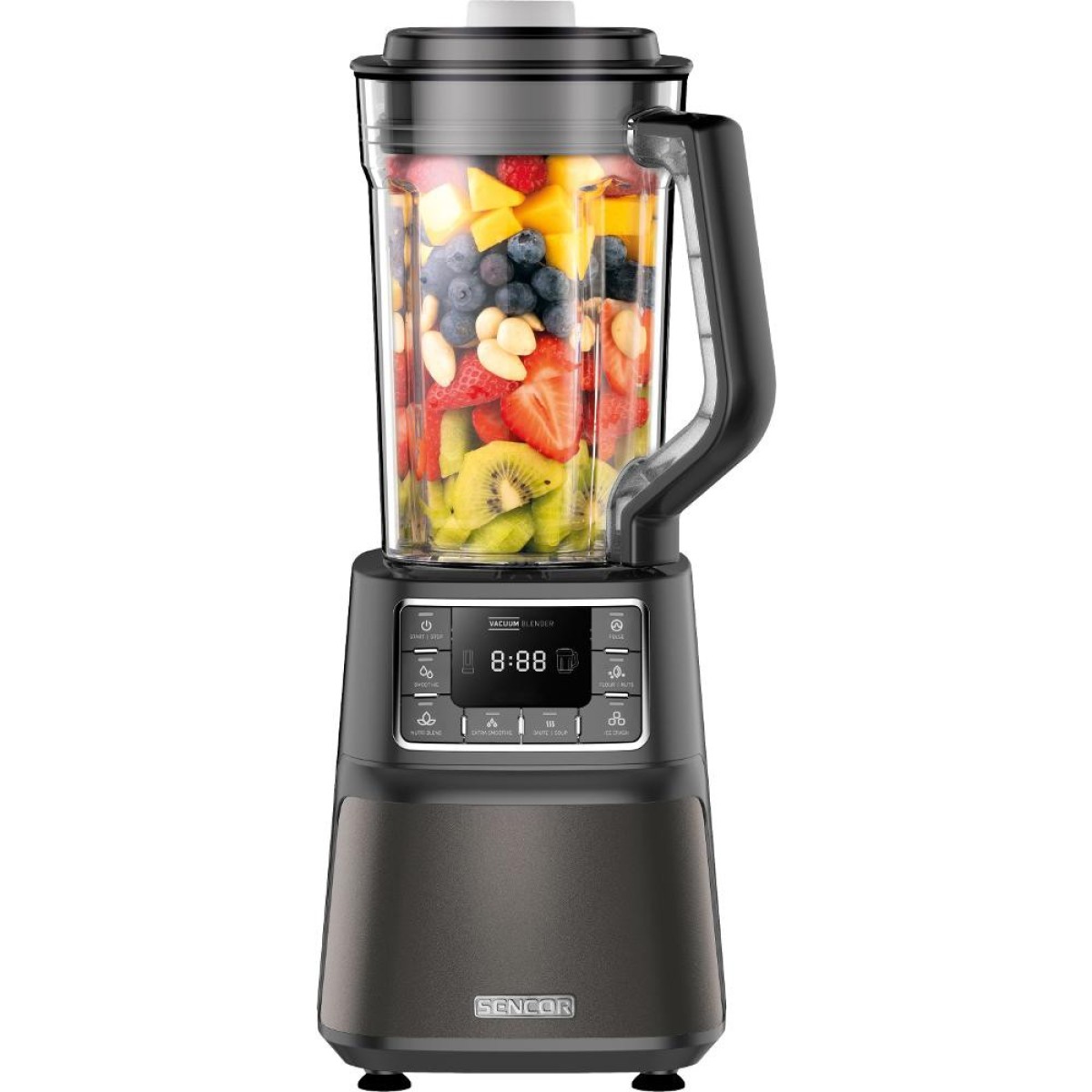 Μπλέντερ με Τεχνολογία Κενού Αέρος 1.5lt 1500W Sencor SBU 7878BK Μαύρο