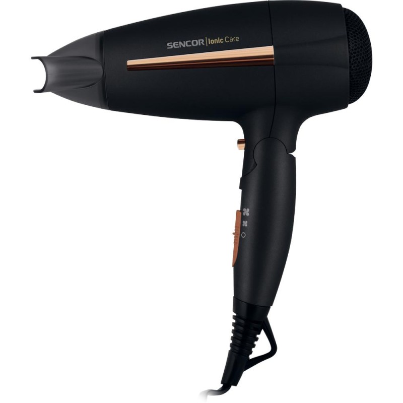 Σεσουάρ Μαλλιών Sencor SHD 7100BK 2000W 3 Επίπεδα Θερμοκρασίας 2 Ταχυτήτων και Λειτουργία Ιονιστή Μαύρο