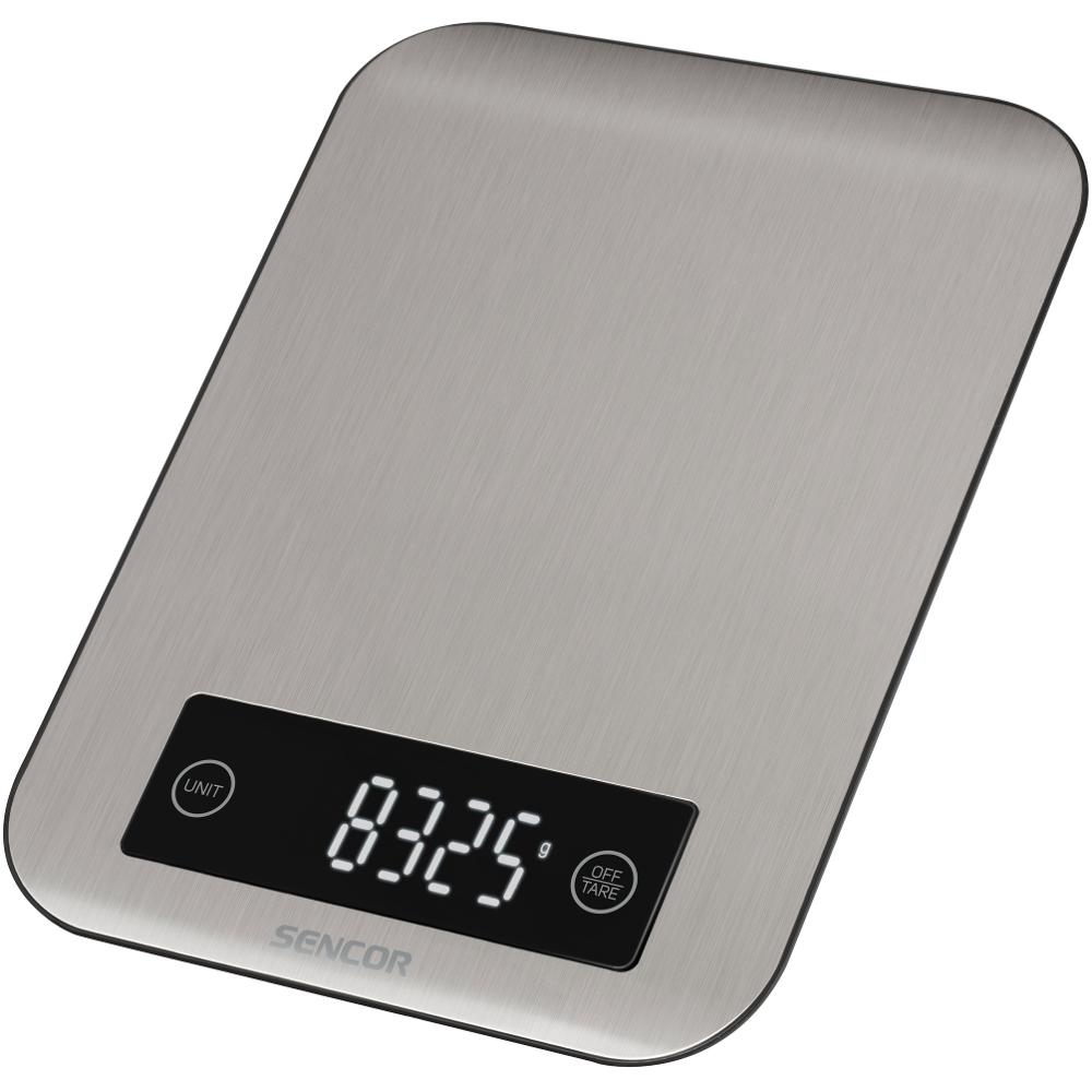 Ζυγαριά Κουζίνας 10kg Led Sencor SKS 7100SS Ασημί