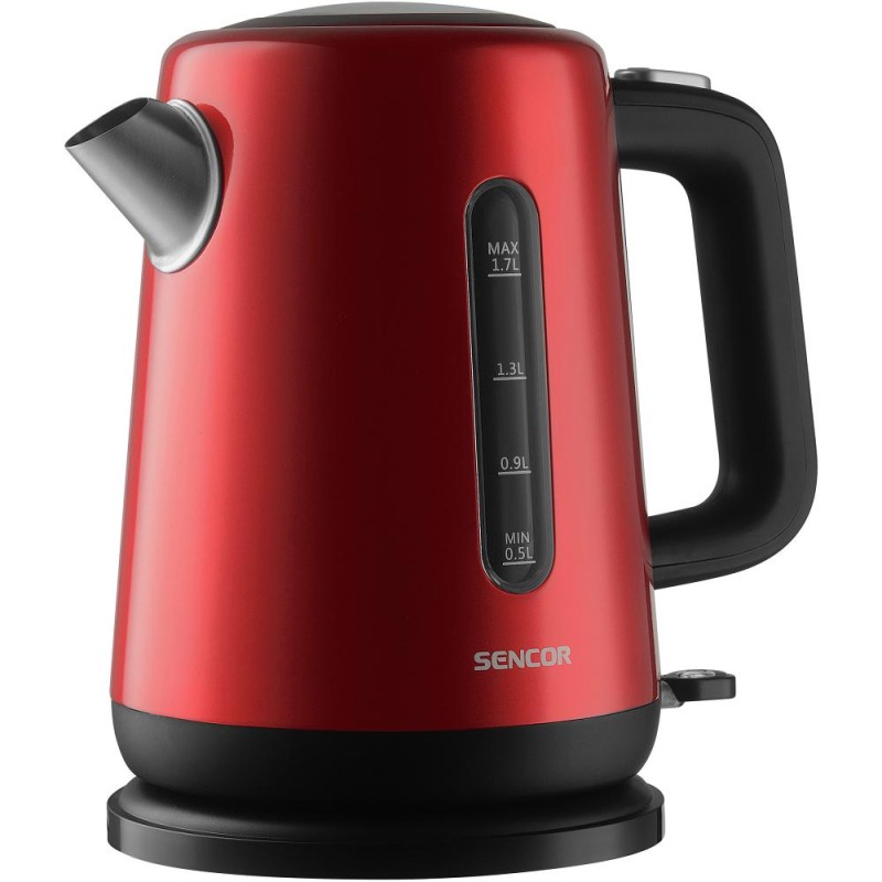 Βραστήρας Premium Stainless 1,7lt 2200W Sencor SWK 1751RD Κόκκινο