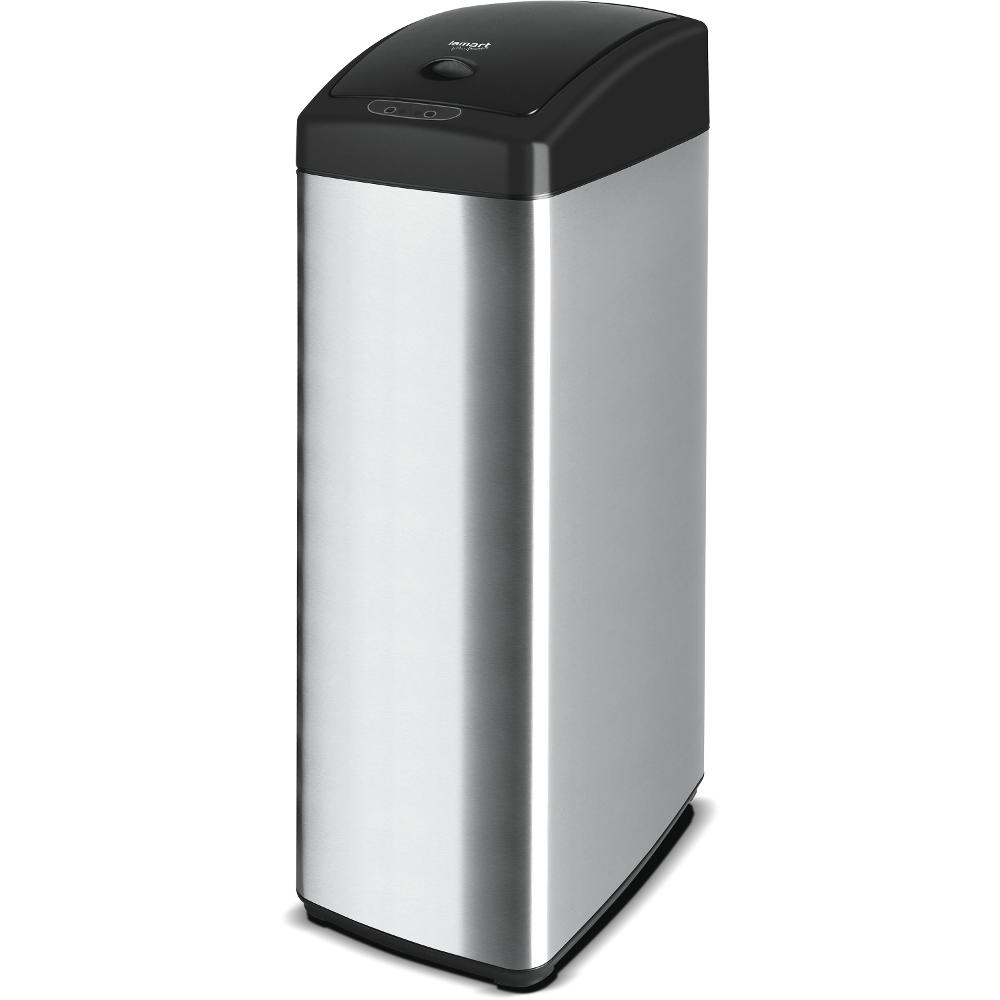 STAINLESS STEEL TOUCHLESS DUST BIN 45L - SENSOR Lamart LT8049