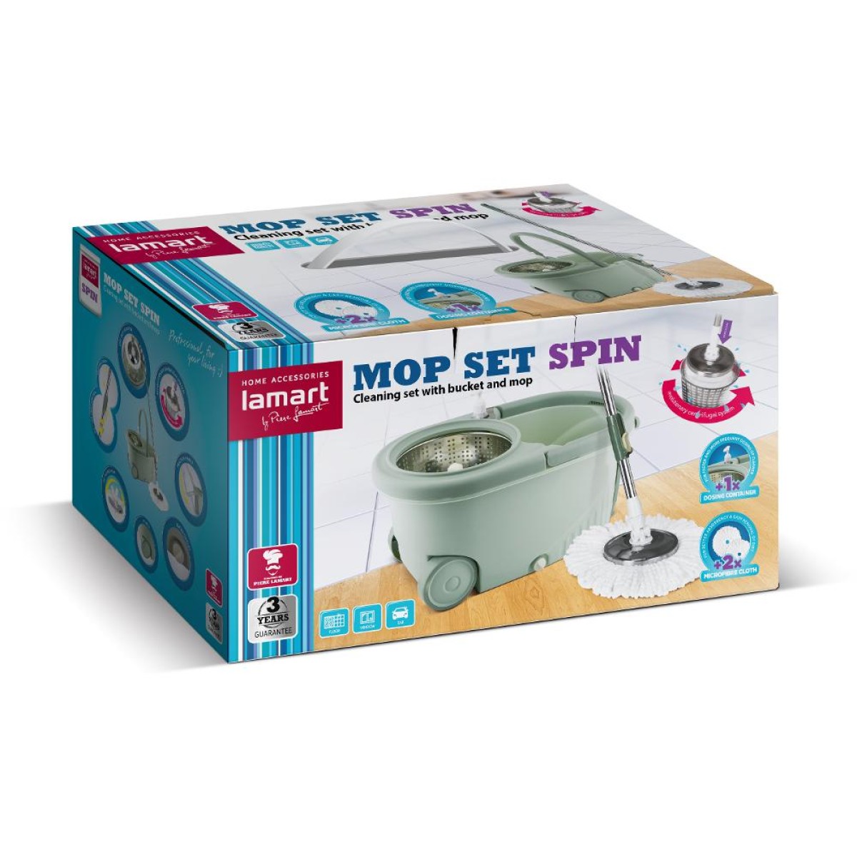 Σετ Σφουγγαρίσματος Lamart LT8053 7Lt.