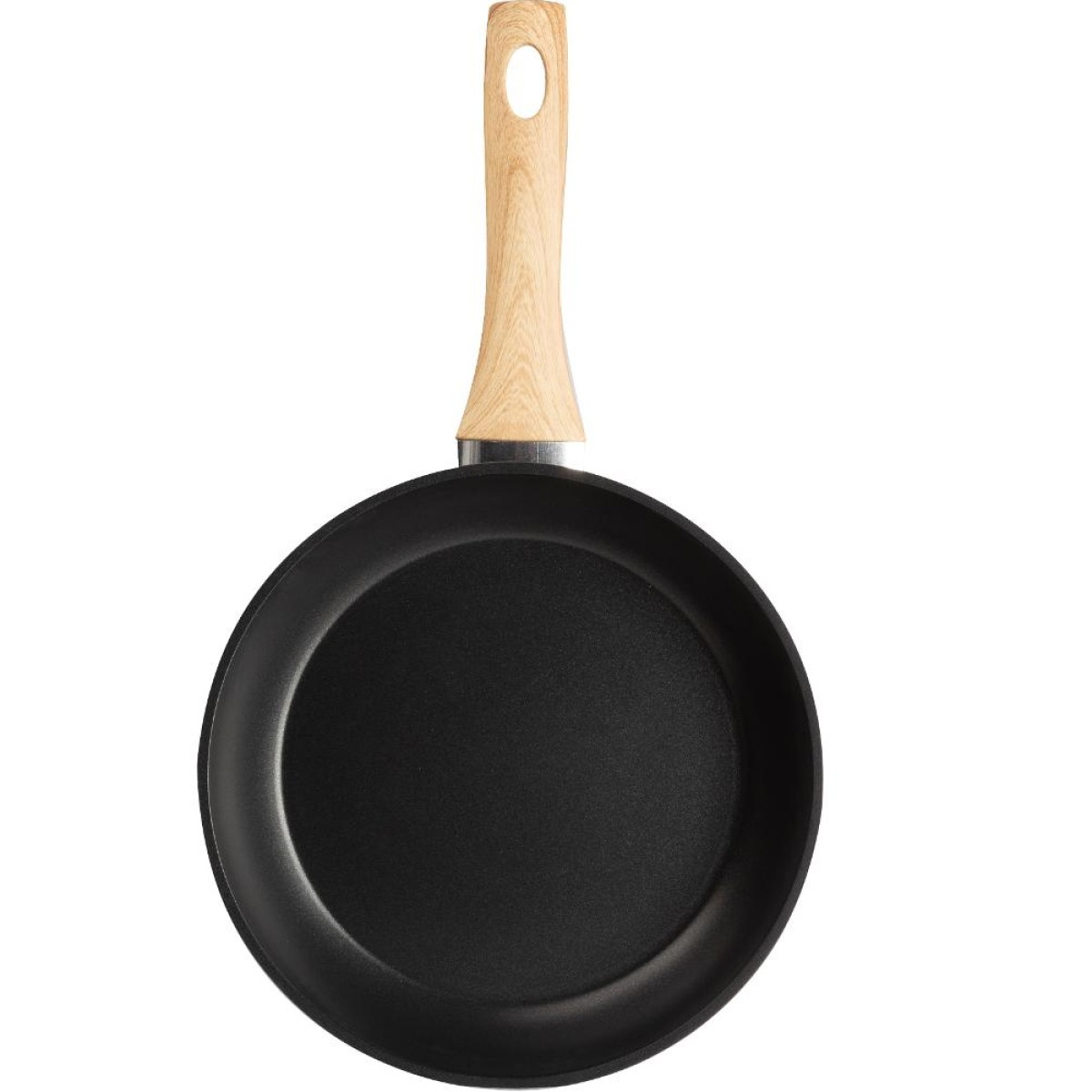 Τηγάνι NATUR Αντικολλητικό Αλουμινίο 24cm Lamart LT1243 Μαύρο