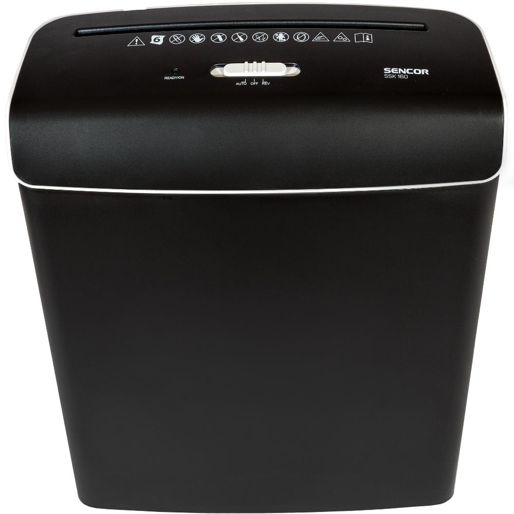 Κάθετος Καταστροφέας Εγγράφων Sencor SSK 160 6 Φύλλων με Καλάθι 7 Λίτρων