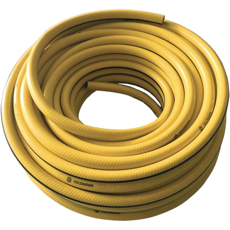 Λάστιχο Κήπου Fieldmann FZH 9120 3/4" 20m 3 Layers Λειτουργία 8bar - 24bar Αντοχή σε Θερμοκρασίες -5°C - 65°C Εσωτερική Διάμετρος 19mm