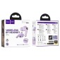 Wireless Hands Free Hoco EQ12 Rima TWS V5.3 350mAh 7 Ώρες Λειτουργίας με Πλήκτρο Ελέγχου και Συμβατό με Siri Μωβ