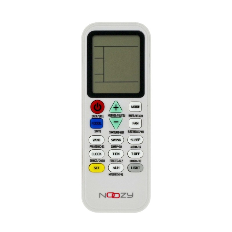 Τηλεχειριστήριο Universal Noozy RC5 για Κλιματιστικά Έτοιμο για Χρήση Χωρίς Προγραμματισμό