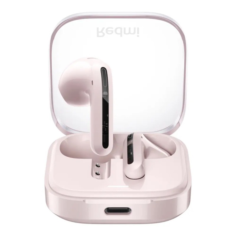 Wireless Bluetooth Xiaomi Redmi Buds 6 Active BHR8395GL Bluetooth v5.4 IPX4 με Noise Cancellation Ροζ