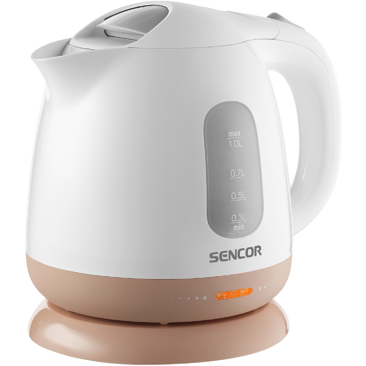Βραστήρας Sencor SWK 1102RS 1 lt 100W με Αφαιρούμενο και Πλενόμενο Φίλτρο Ρύπων και Αλάτων Καφέ