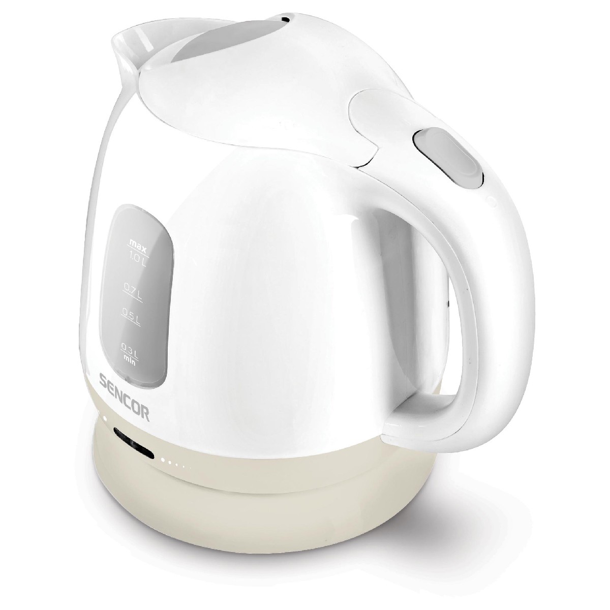 Βραστήρας Sencor SWK 1103LM 1 lt 100W με Αφαιρούμενο και Πλενόμενο Φίλτρο Ρύπων και Αλάτων Κίτρινο