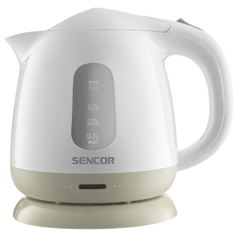 Βραστήρας Sencor SWK 1103LM 1 lt 100W με Αφαιρούμενο και Πλενόμενο Φίλτρο Ρύπων και Αλάτων Κίτρινο