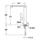 Μπαταρία Νεροχύτη Inox TEKA Περιστρεφόμενη με Minimal Design FO 915 1/2’’TOTAL 629150210