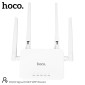 Wifi Router Hoco DQ04 300Mbps 4x5dBi 2.4GHz Λευκό
