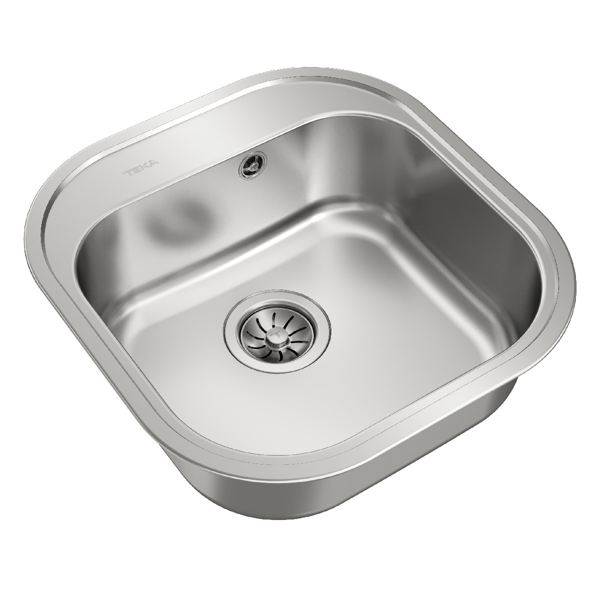 Νεροχύτης Inox TEKA 1 Γούρνα  για Ένθετη Τοποθέτηση 46.5x48.5cm STYLO 1B TOTAL 10107074