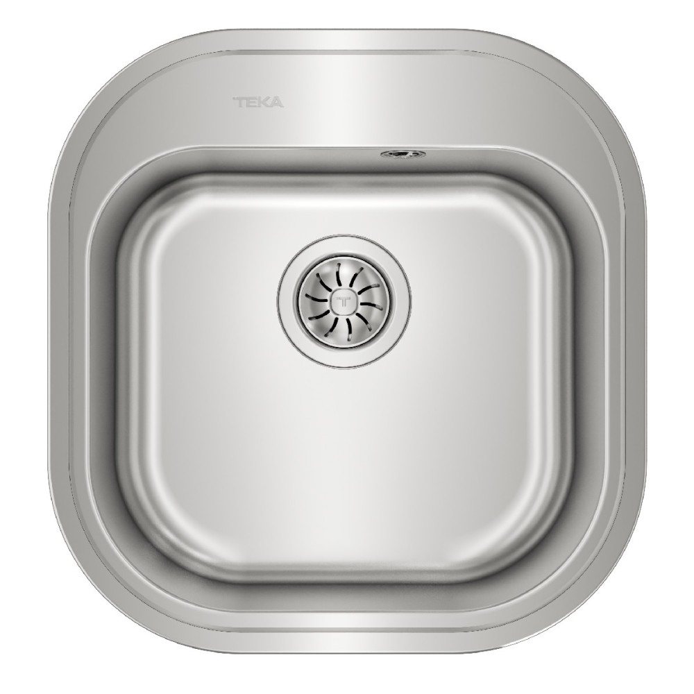 Νεροχύτης Inox TEKA 1 Γούρνα  για Ένθετη Τοποθέτηση 46.5x48.5cm STYLO 1B TOTAL 10107074