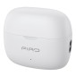 Wireless Hands Free Noozy BH55 V5.4 με ANC + ENC για Μείωση Εξωτερικού Θορύβου 30 ώρες Αναπαραγωγής 6 ώρες Ομιλίας Λευκό