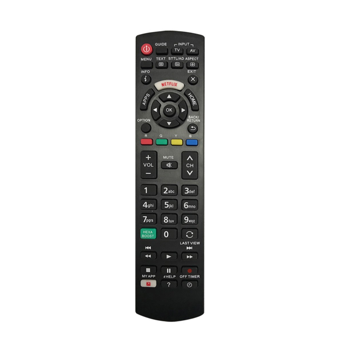 Τηλεχειριστήριο RC25 για Τηλεοράσεις Panasonic, Αμεσης Λειτουργίας Χωρίς Προγραμματισμό