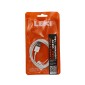 Καλώδιο Σύνδεσης και Φόρτισης Leki Orange Concept USB σε Lightning  1m Λευκό