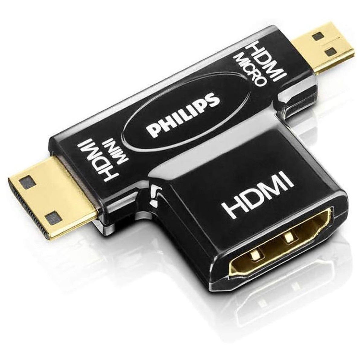 Αντάπτορας Philips Mini & Micro HDMI 4K, Μαύρο