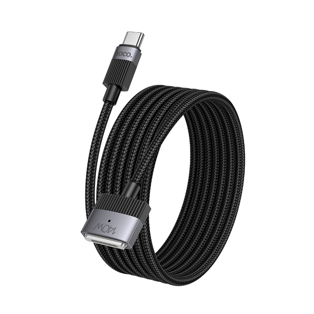 Μαγνητικό Καλώδιο Φόρτισης Hoco U141 USB-C σε Mag3 140W με Braided Καλώδιο 1.8m Μαύρο